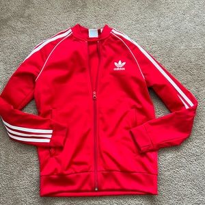 Like new unisex Adidas track jacket